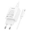 Купить СЕТЕВОЕ ЗАРЯДНОЕ УСТРОЙСТВО HOCO C143A 1USB-C PD/QC 20W+TYPE-C TO TYPE-C_6