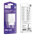 Купить СЕТЕВОЕ ЗАРЯДНОЕ УСТРОЙСТВО HOCO C143A 1USB-C PD/QC 20W_1