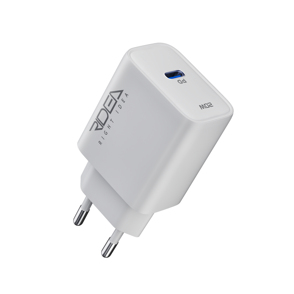 Купить СЕТЕВОЕ ЗАРЯДНОЕ УСТРОЙСТВО RIDEA RW-20120 RAPID PRO 1USB-C QC/PD 20W