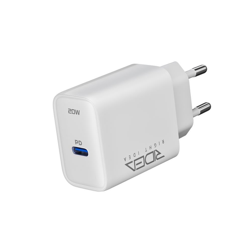 Купить СЕТЕВОЕ ЗАРЯДНОЕ УСТРОЙСТВО RIDEA RW-20124 RAPID PRO 1USB-C QC/PD 20W+TYPE-C TO TYPE-C_4