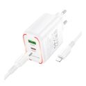 Купить СЕТЕВОЕ ЗАРЯДНОЕ УСТРОЙСТВО BOROFONE BA89A 1USB-C/1USB PD/QC 30W+TYPE-C TO LIGHTNING_4