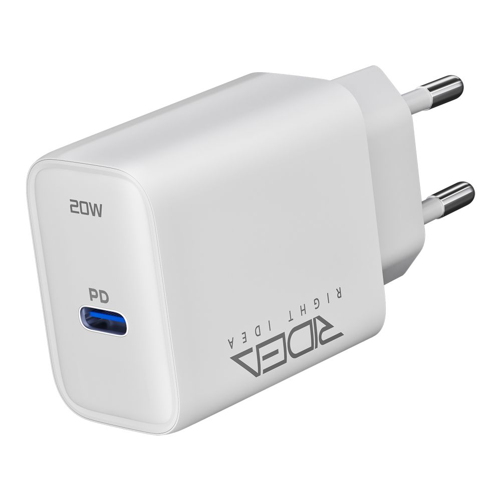 Купить СЕТЕВОЕ ЗАРЯДНОЕ УСТРОЙСТВО RIDEA RW-20125 RAPID PRO 1USB-C QC/PD 20W+TYPE-C TO LIGHTNING_4