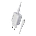 Купить СЕТЕВОЕ ЗАРЯДНОЕ УСТРОЙСТВО RIDEA RW-20125 RAPID PRO 1USB-C QC/PD 20W+TYPE-C TO LIGHTNING