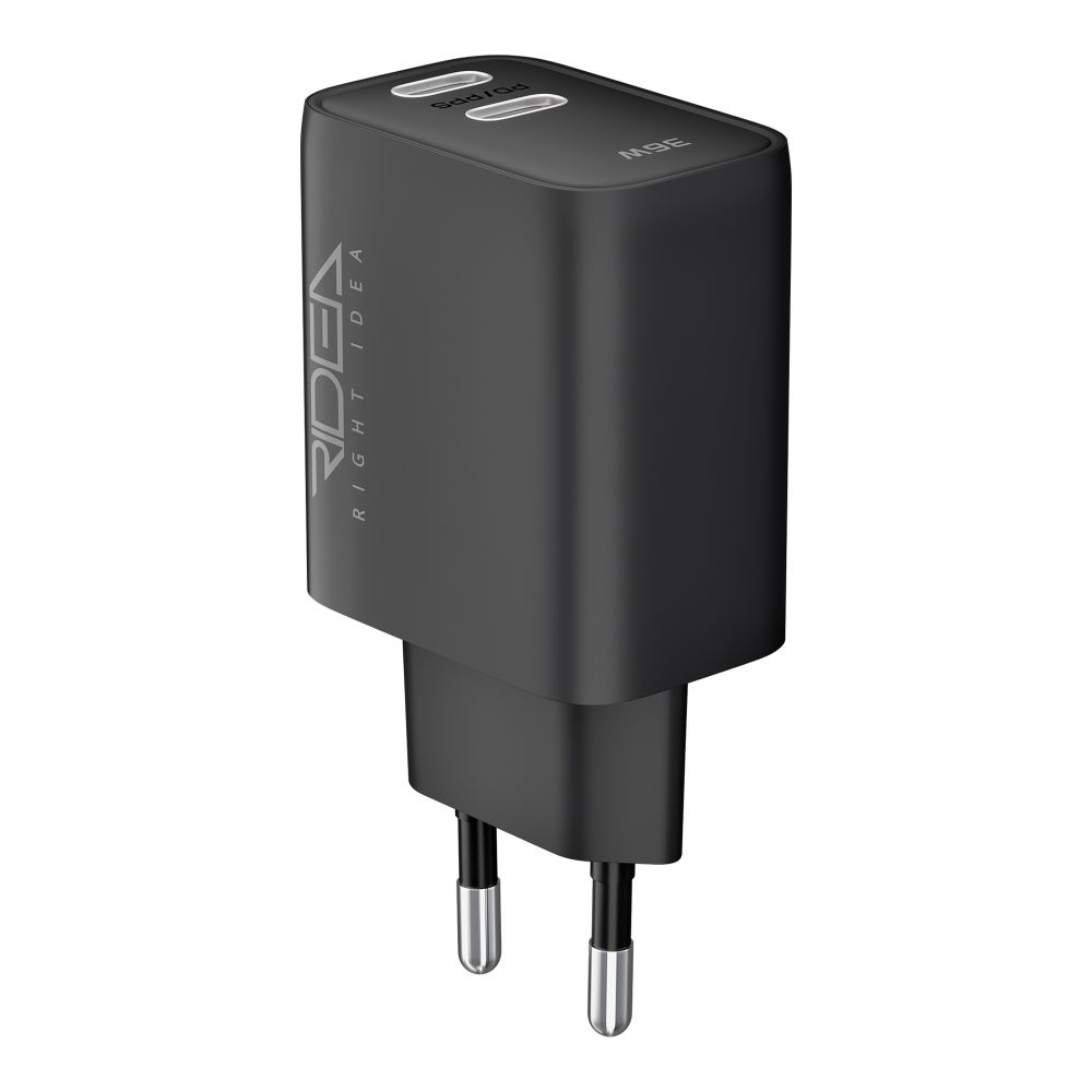 Купить СЕТЕВОЕ ЗАРЯДНОЕ УСТРОЙСТВО RIDEA RW-36120 TURBO PRO 2USB-C QC/PD 36W_4