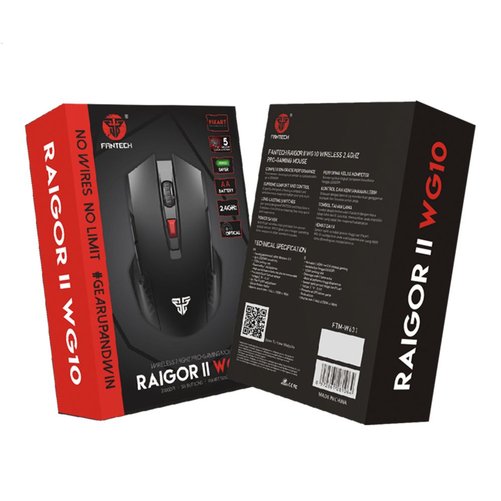 Купить WIRELESS МЫШЬ ИГРОВАЯ FANTECH WG10 RAIGOR II_1