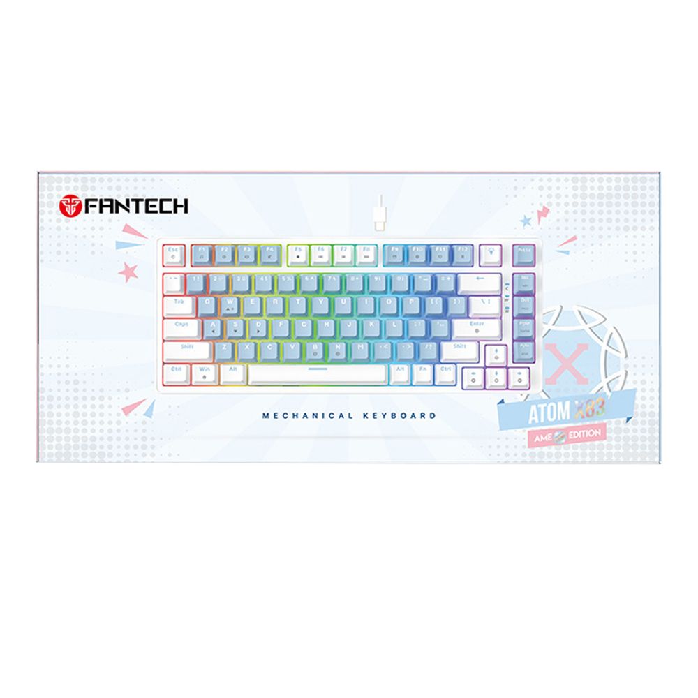 Купить КЛАВИАТУРА ИГРОВАЯ FANTECH ATOM X83 MK612 AME ROSIE SWITCH_2