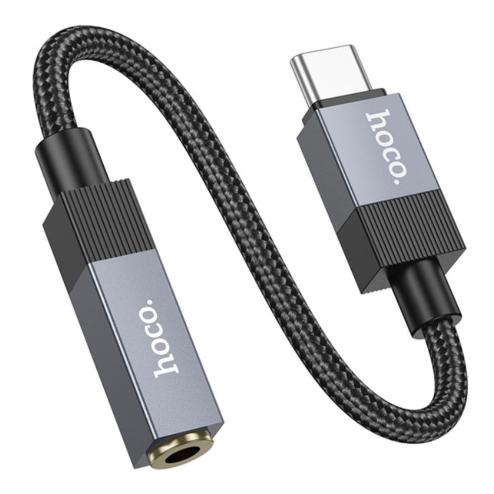 Купить AUX HOCO UPA32C TYPE-C (MALE) TO AUX 3.5MM (FEMALE) 15CM_3