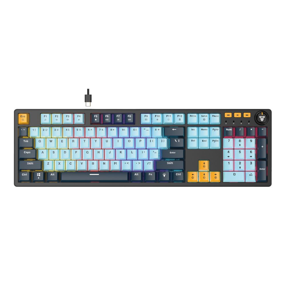 Купить КЛАВИАТУРА ИГРОВАЯ FANTECH ATOM107S MK893S MIZU RED SWITCH_2