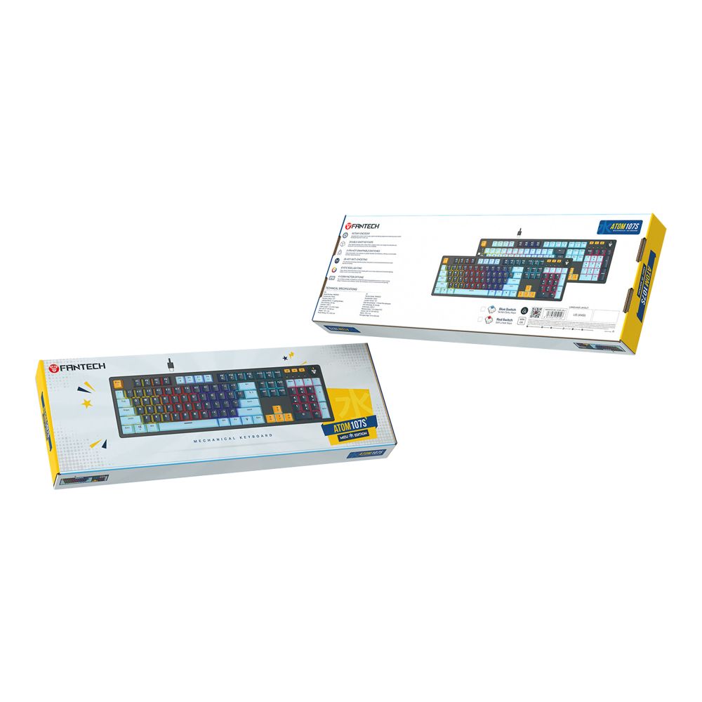 Купить КЛАВИАТУРА ИГРОВАЯ FANTECH ATOM107S MK893S MIZU RED SWITCH_1