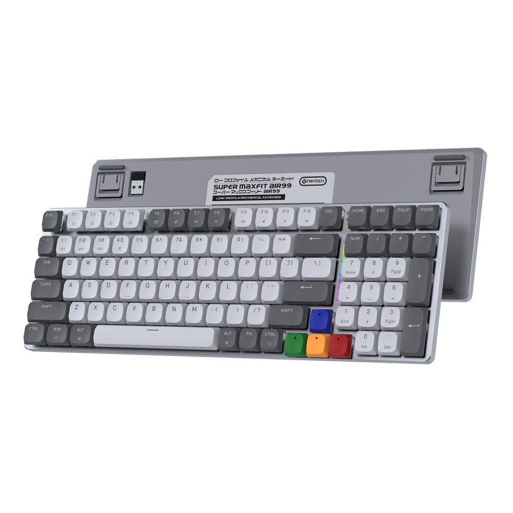 Купить КЛАВИАТУРА ИГРОВАЯ БЕСПРОВОДНАЯ FANTECH MAXFIT AIR99 MK916 BROWN SWITCH_5