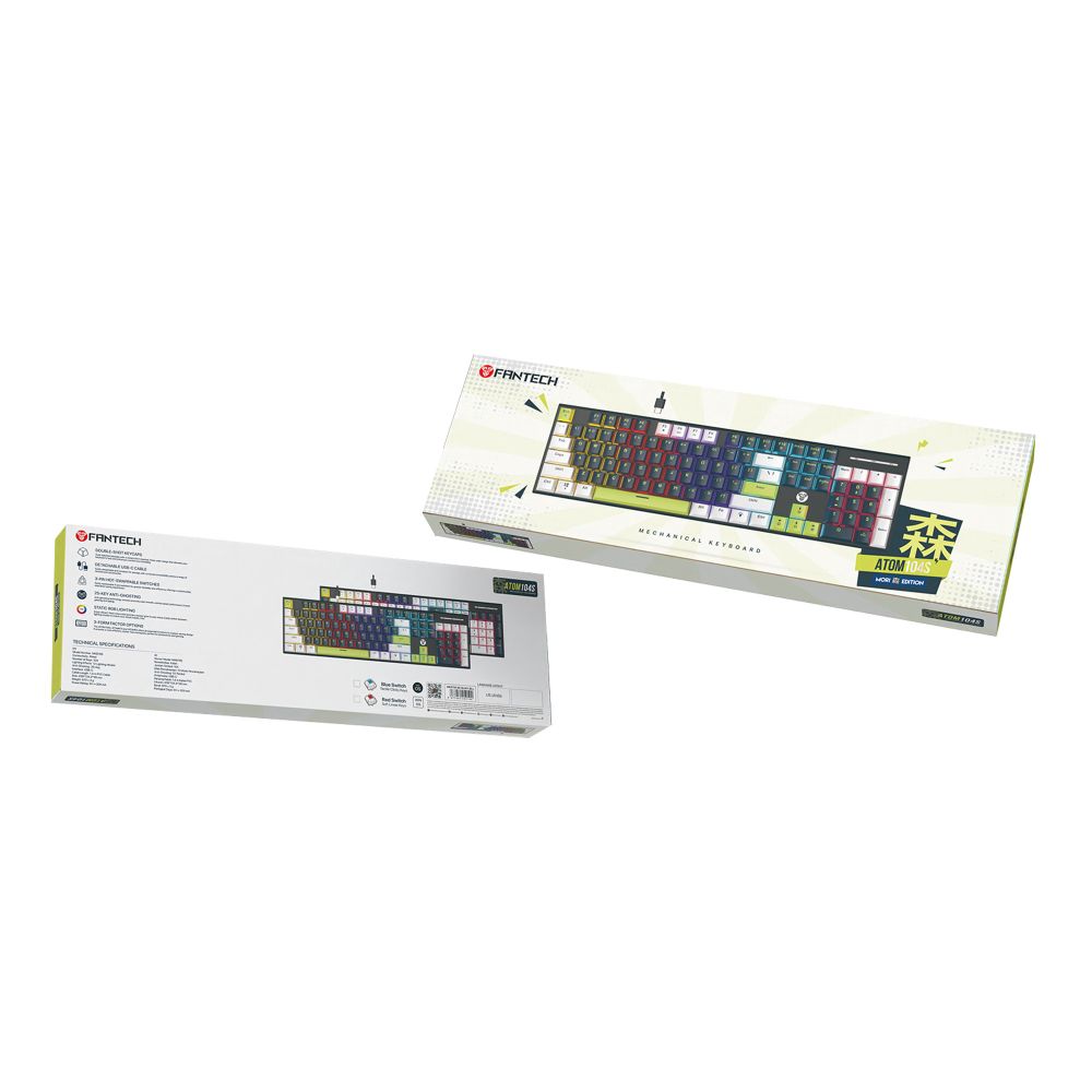 Купить КЛАВИАТУРА ИГРОВАЯ FANTECH ATOM104S MK878S MORI RED SWITCH_1