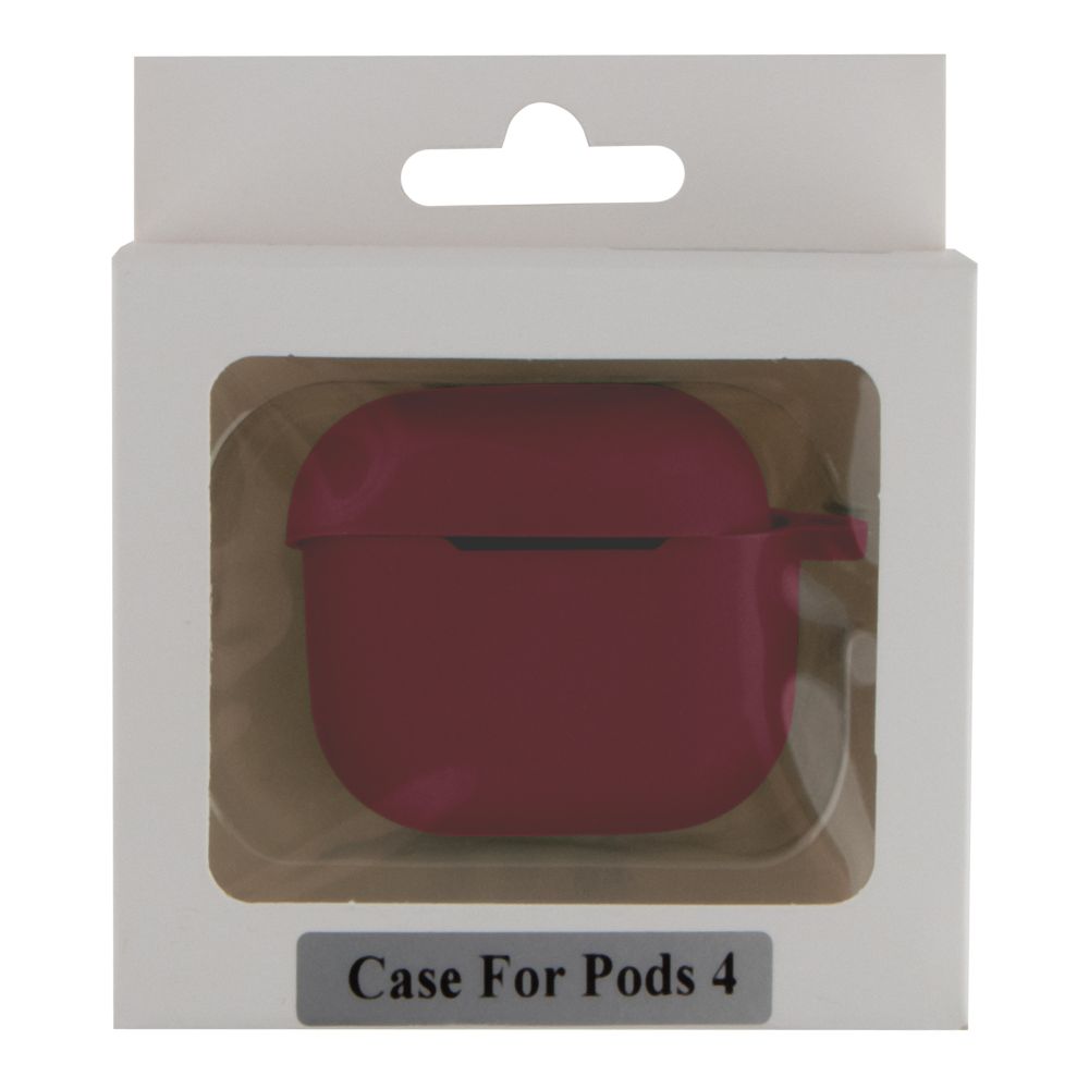 Купить ФУТЛЯР SILICONE CASE WITH HOOK ДЛЯ AIRPODS 4 МЯТАЯ УПАКОВКА_13