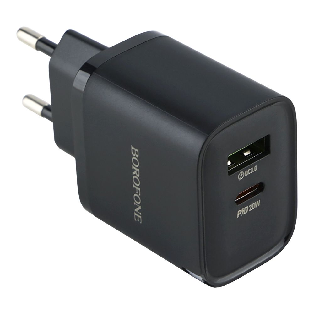 Купить СЕТЕВОЕ ЗАРЯДНОЕ УСТРОЙСТВО BOROFONE BA83A 1USB-C/1USB PD/QC 20W_4