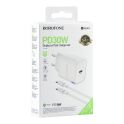 Купить СЕТЕВОЕ ЗАРЯДНОЕ УСТРОЙСТВО BOROFONE BA84A 1USB-C PD/QC 30W+TYPE-C TO TYPE-C_1