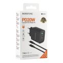Купить СЕТЕВОЕ ЗАРЯДНОЕ УСТРОЙСТВО BOROFONE BA83A 1USB-C/1USB PD/QC 20W+TYPE-C TO TYPE-C_2