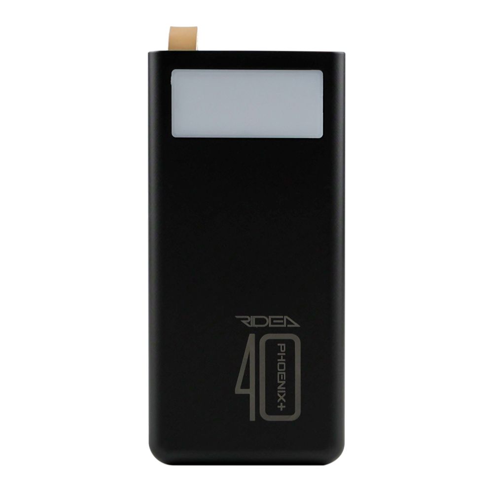 Купить POWER BANK RIDEA RP-D40L+ PHOENIX40+ PD/QC 3.0 20W DIGITAL DISPLAY + LAMP 40000 MAH