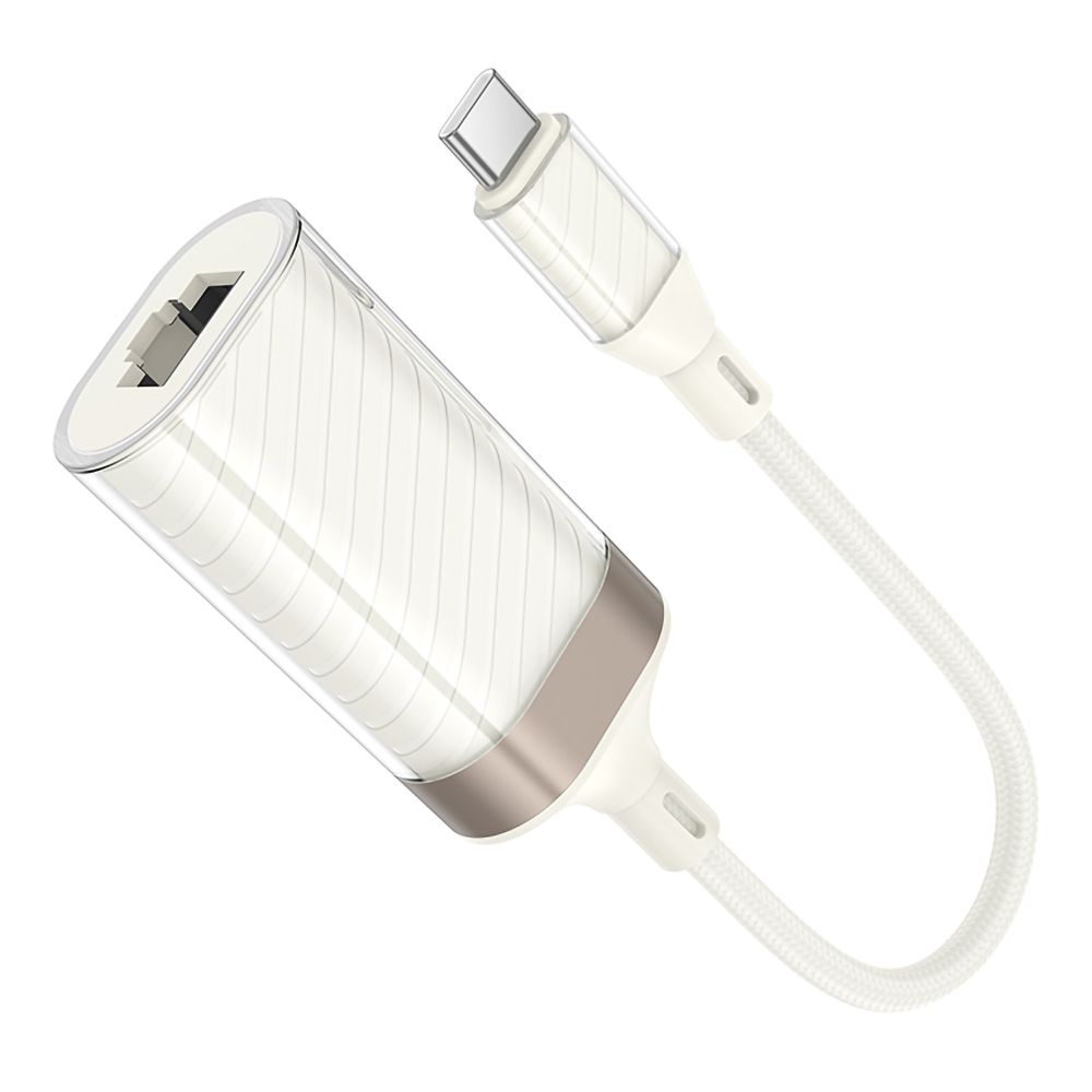 Купить ПЕРЕХОДНИК HOCO UA41B TYPE-C TO ETHERNET ADAPTER (100 MBPS)_5