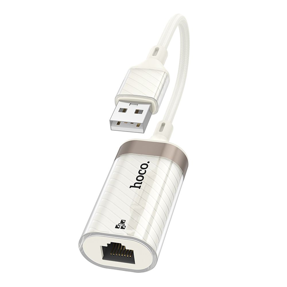 Купить ПЕРЕХОДНИК HOCO UA41 USB TO ETHERNET ADAPTER (100 MBPS)_2