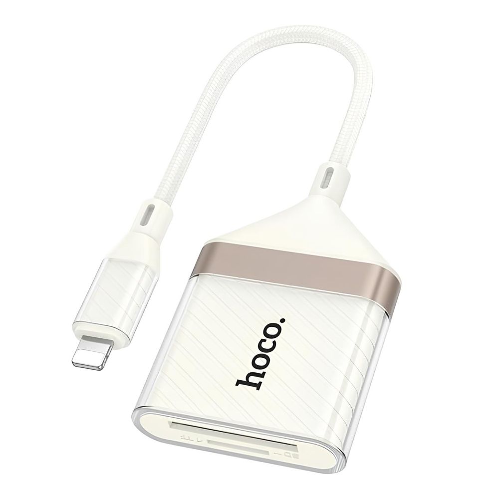 Купить ПЕРЕХОДНИК HOCO UA40 2-IN-1 CARD READER LIGHTNING