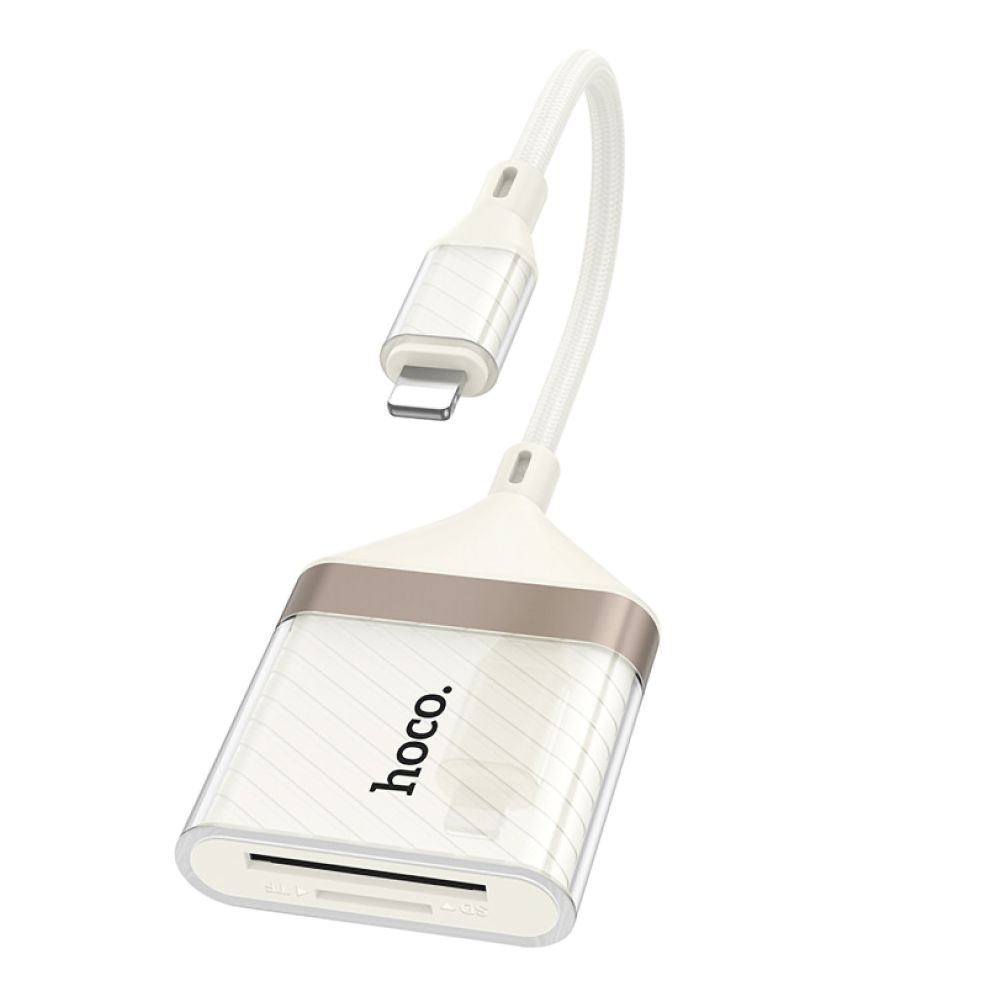Купить ПЕРЕХОДНИК HOCO UA40 2-IN-1 CARD READER LIGHTNING_2