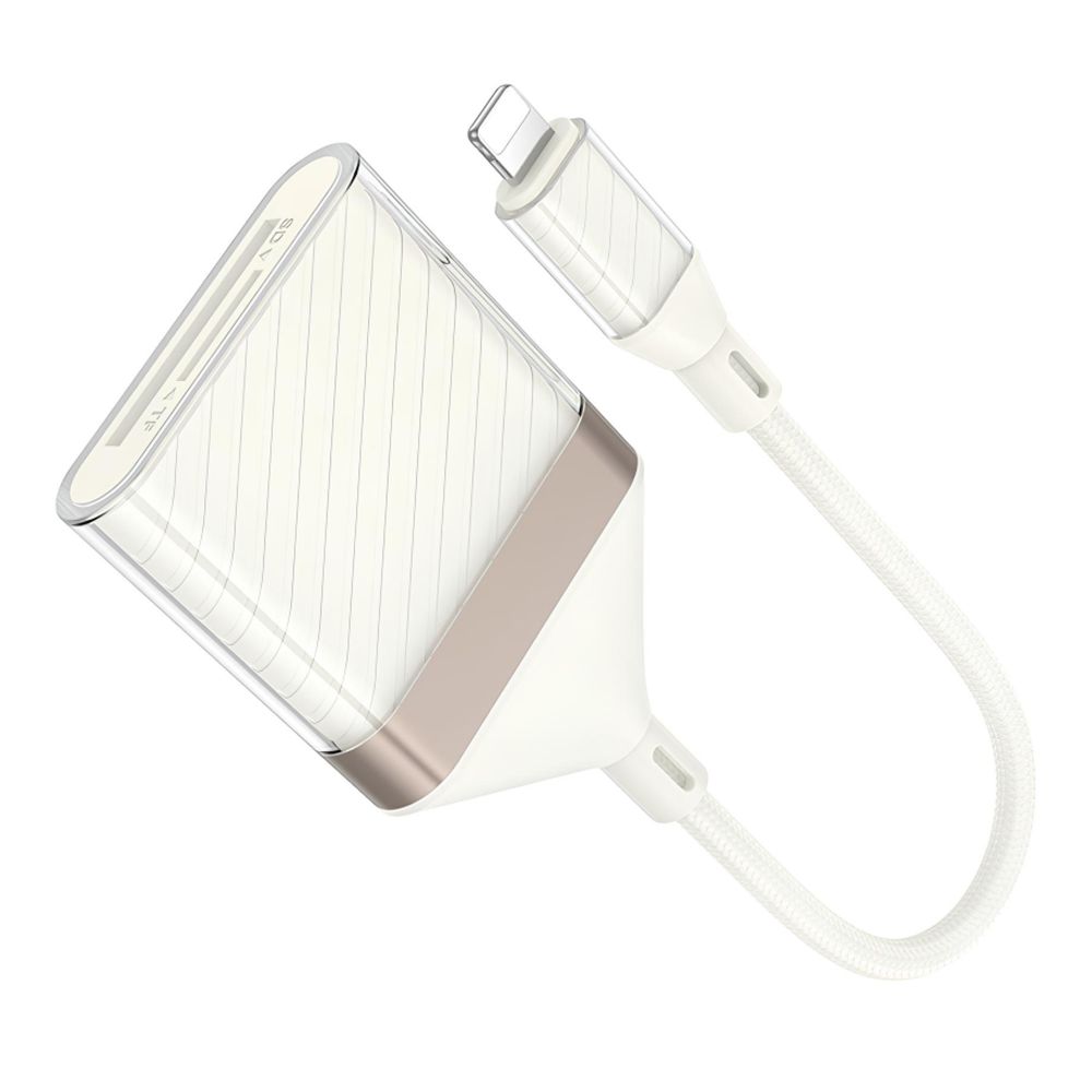 Купить ПЕРЕХОДНИК HOCO UA40 2-IN-1 CARD READER LIGHTNING_5