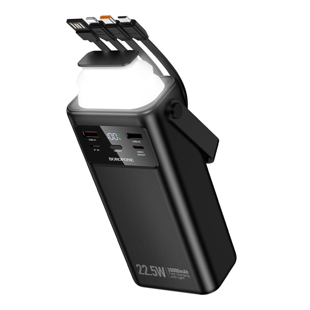 Купить POWER BANK BOROFONE BJ65 HIGH 22.5W+PD20W+FOUR-CABLES 30000MAH