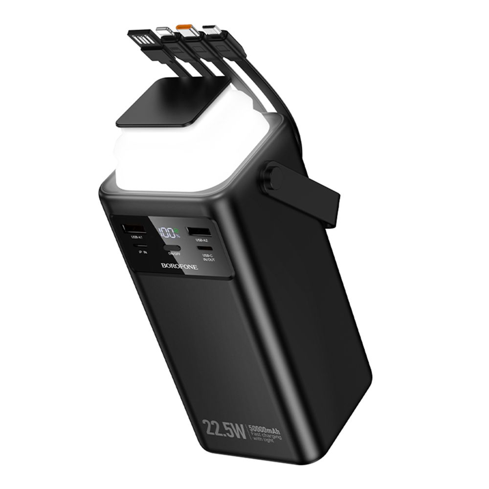 Купить POWER BANK BOROFONE BJ65A HIGH 22.5W+PD20W+FOUR-CABLES 50000MAH