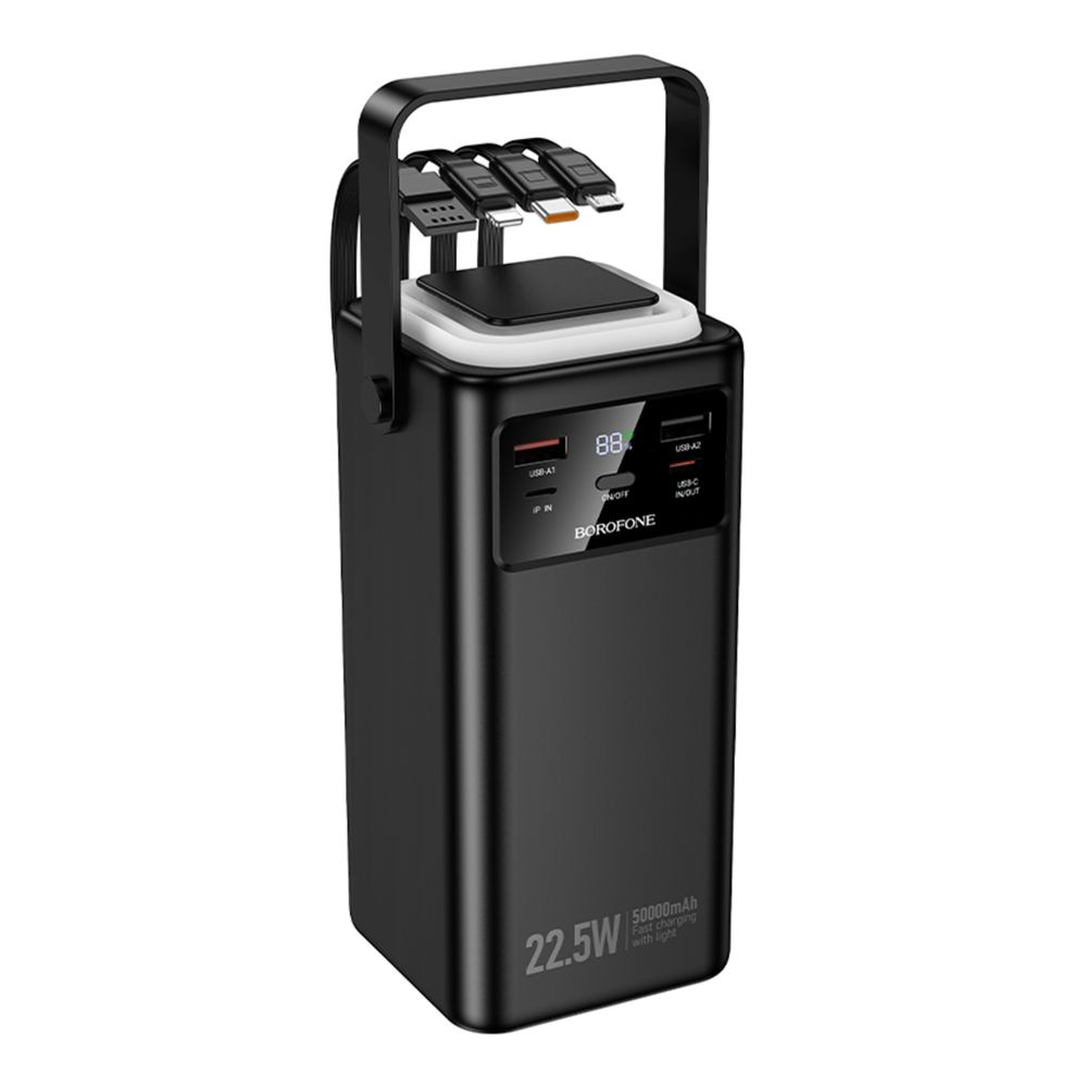 Купить POWER BANK BOROFONE BJ65A HIGH 22.5W+PD20W+FOUR-CABLES 50000MAH_2