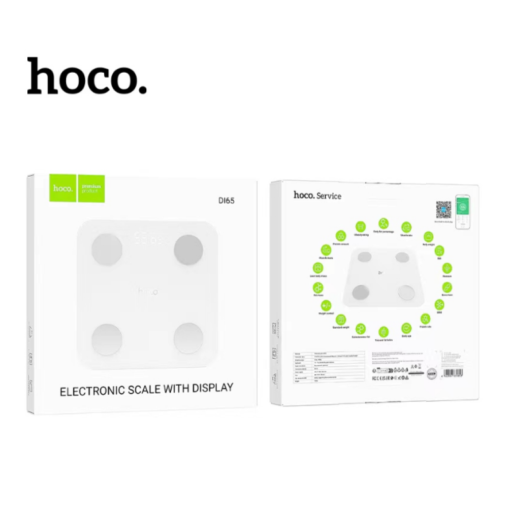 Купить НАПОЛЬНЫЕ СМАРТ-ВЕСЫ HOCO DI65 МЯТАЯ УПАКОВКА