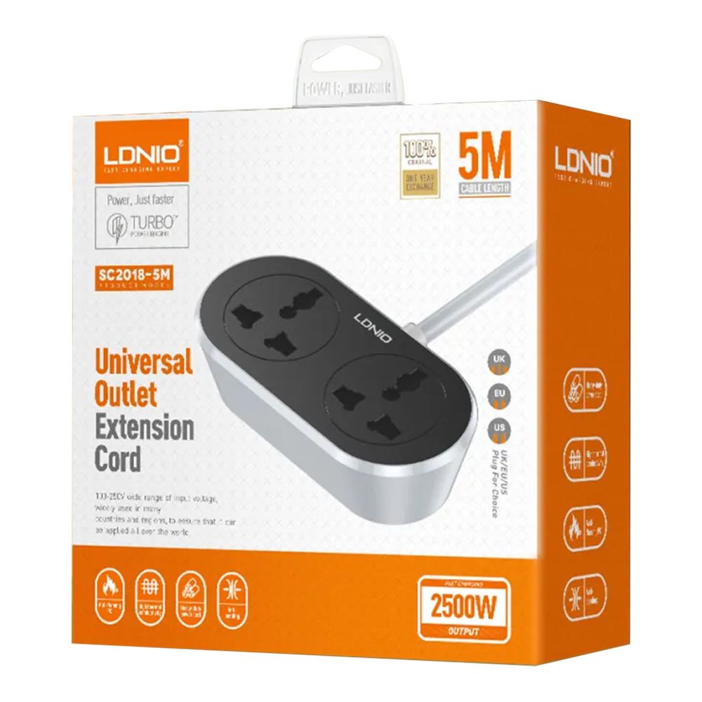 Купить СЕТЕВОЙ УДЛИНИТЕЛЬ LDNIO SC2018 5M_1