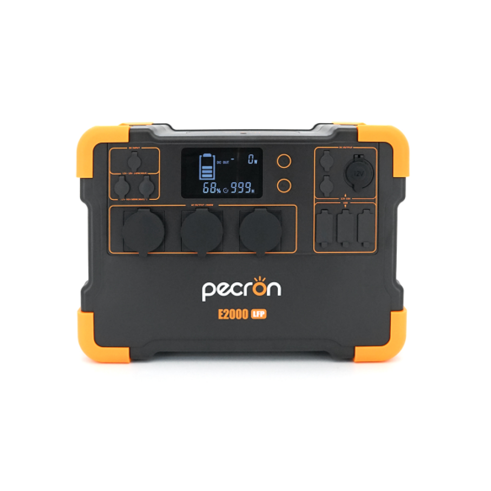 Купить POWER STATION PECRON E2000LFP,2000W,1920WH,3ХAC220,USB-C(100W),4×USB-A, FAST CHARGE,LIFEPO4