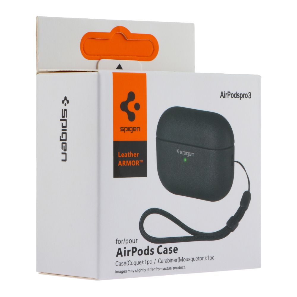 Купить ФУТЛЯР TPU SPIGEN LEATHER ARMOR ДЛЯ AIRPODS PRO 3_1