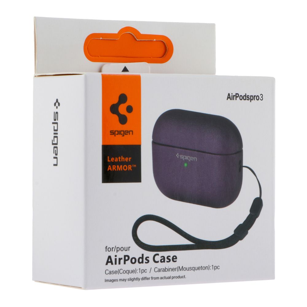 Купить ФУТЛЯР TPU SPIGEN LEATHER ARMOR ДЛЯ AIRPODS PRO 3_5