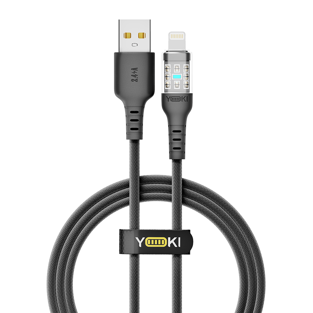 Купить USB YOKI CYBER YK-CY23 LIGHTNING 2.4A 1.2M_2