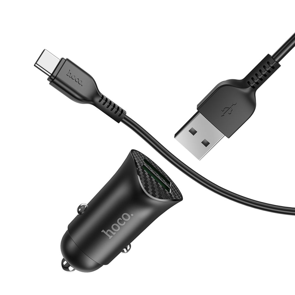 Купить АВТО ЗАРЯДНОЕ УСТРОЙСТВО HOCO Z39 QC3.0 TYPE-C 2USB_2