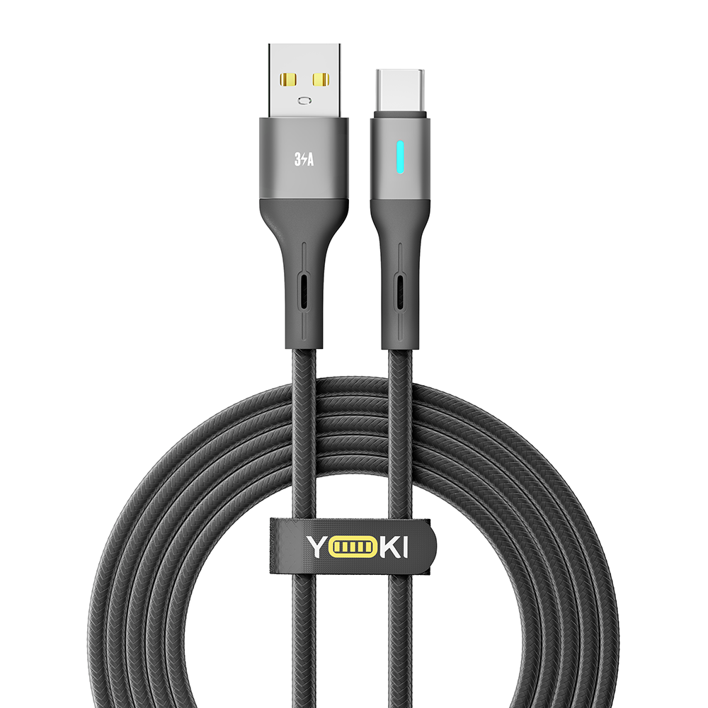 Купить USB YOKI LED YK-LE17 TYPE-C 3A 2M_1