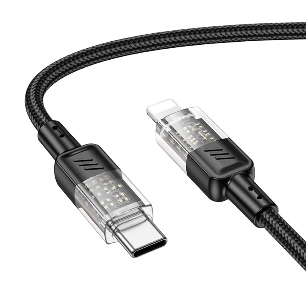 Купить USB HOCO U129 PD27W TYPE-C TO LIGHTNING 1.2M_3