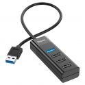 Купить USB HUB HOCO HB25 EASY MIX 4-IN-1 CONVERTER(USB TO USB3.0+USB2.0*3)_1