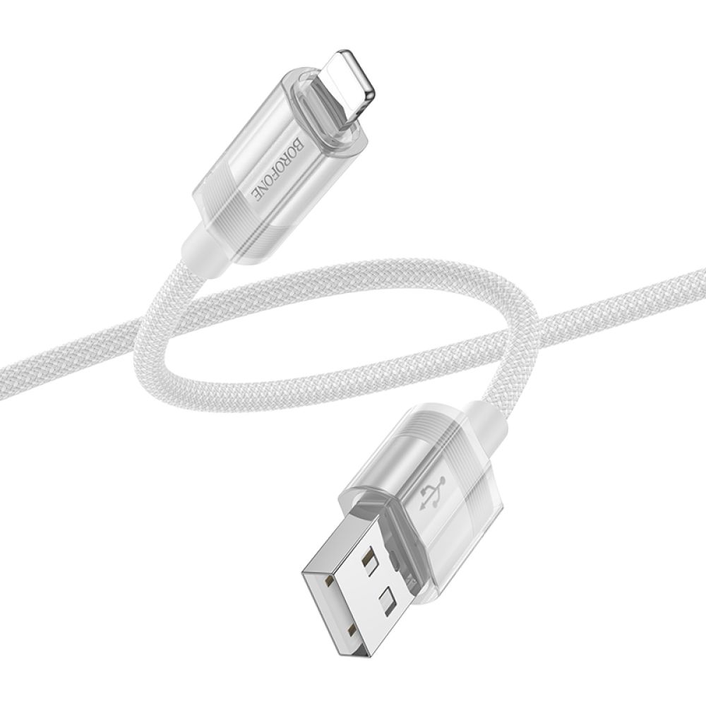 Купить USB BOROFONE BU44 SINCERO LIGHTNING 2.4A 1.2M_6