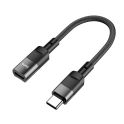 Купить USB ПЕРЕХОДНИК HOCO U107 TYPE-C MALE TO IP FEMALE ADAPTER 10 CM_3