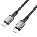 Купить USB BOROFONE BX83 60W (20V/3A) SILICONE TYPE-C TO TYPE-C_3