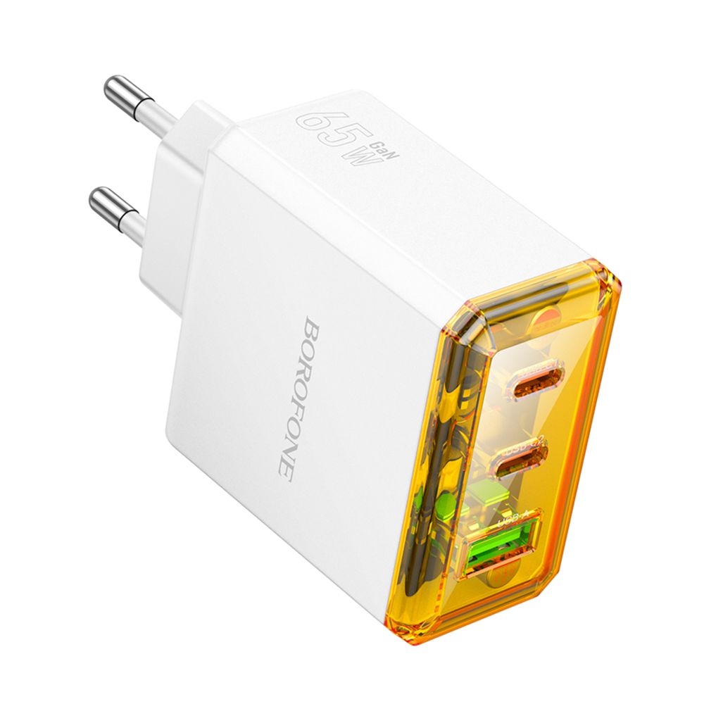 Купить СЕТЕВОЕ ЗАРЯДНОЕ УСТРОЙСТВО BOROFONE BAS34A 2TYPE-C/1USB PD/QC 65W_2